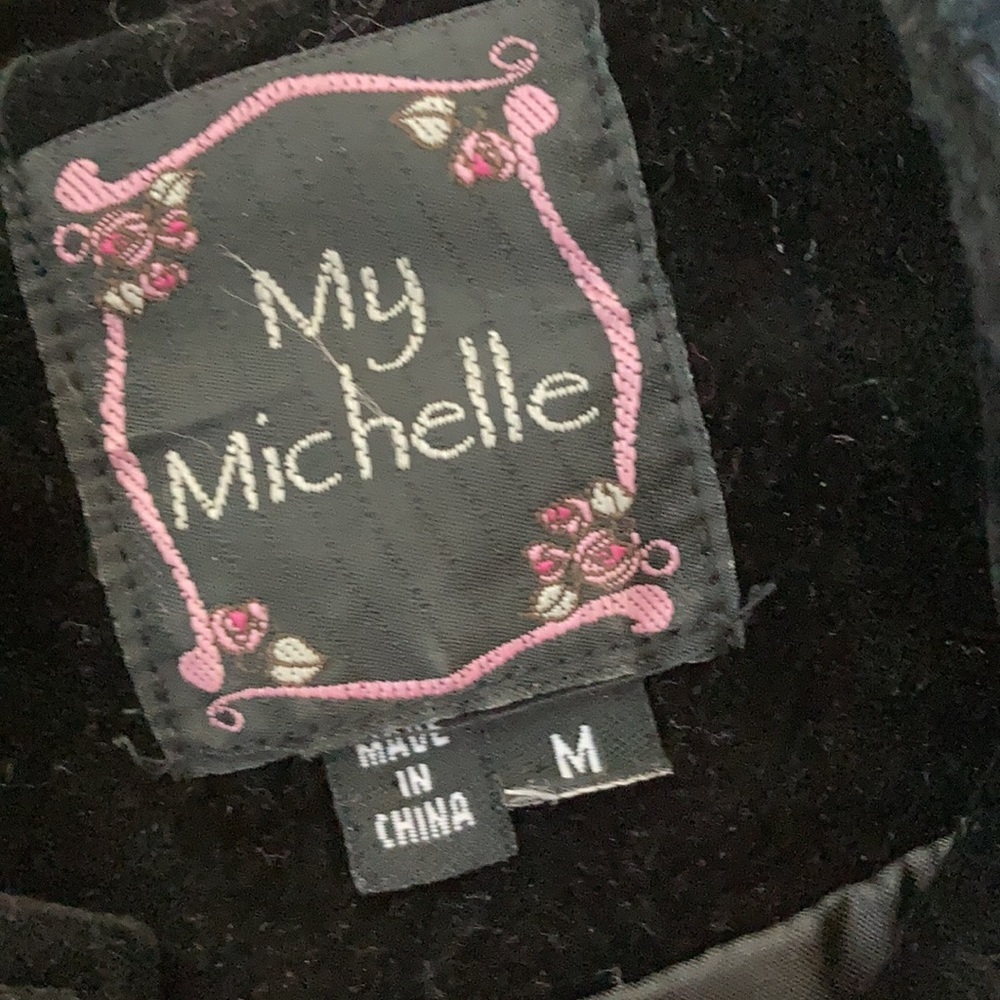 FINAL MARKDOWN JUNIORS’ My Michelle Velvet Jacket (M) - Picture 3 of 3